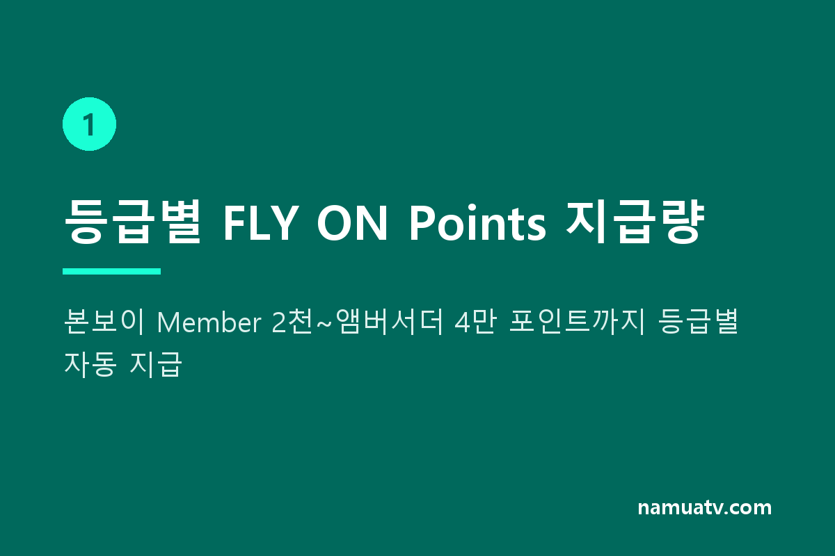 Marriott’s new partnership with JAL looks excellent for some Bonvoy elites - 등급별 FLY ON Points 지급량