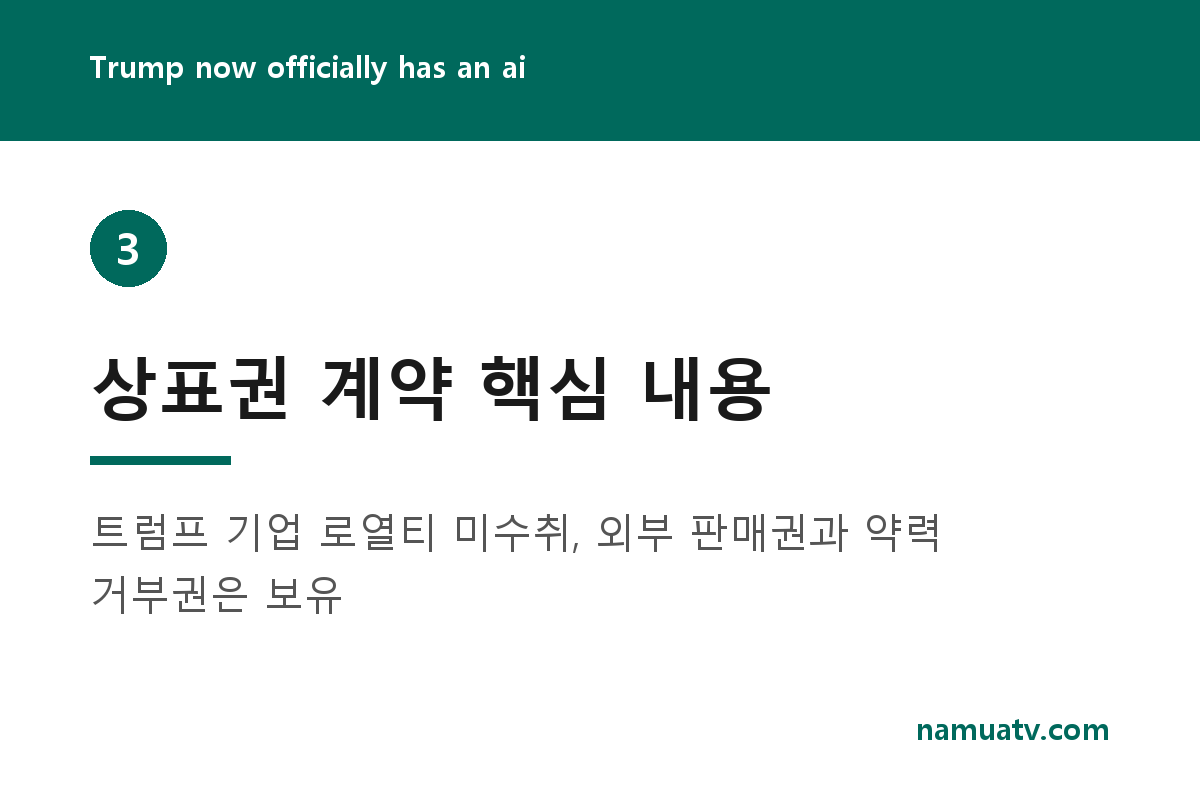 Trump now officially has an airport named after him - 상표권 계약 핵심 내용