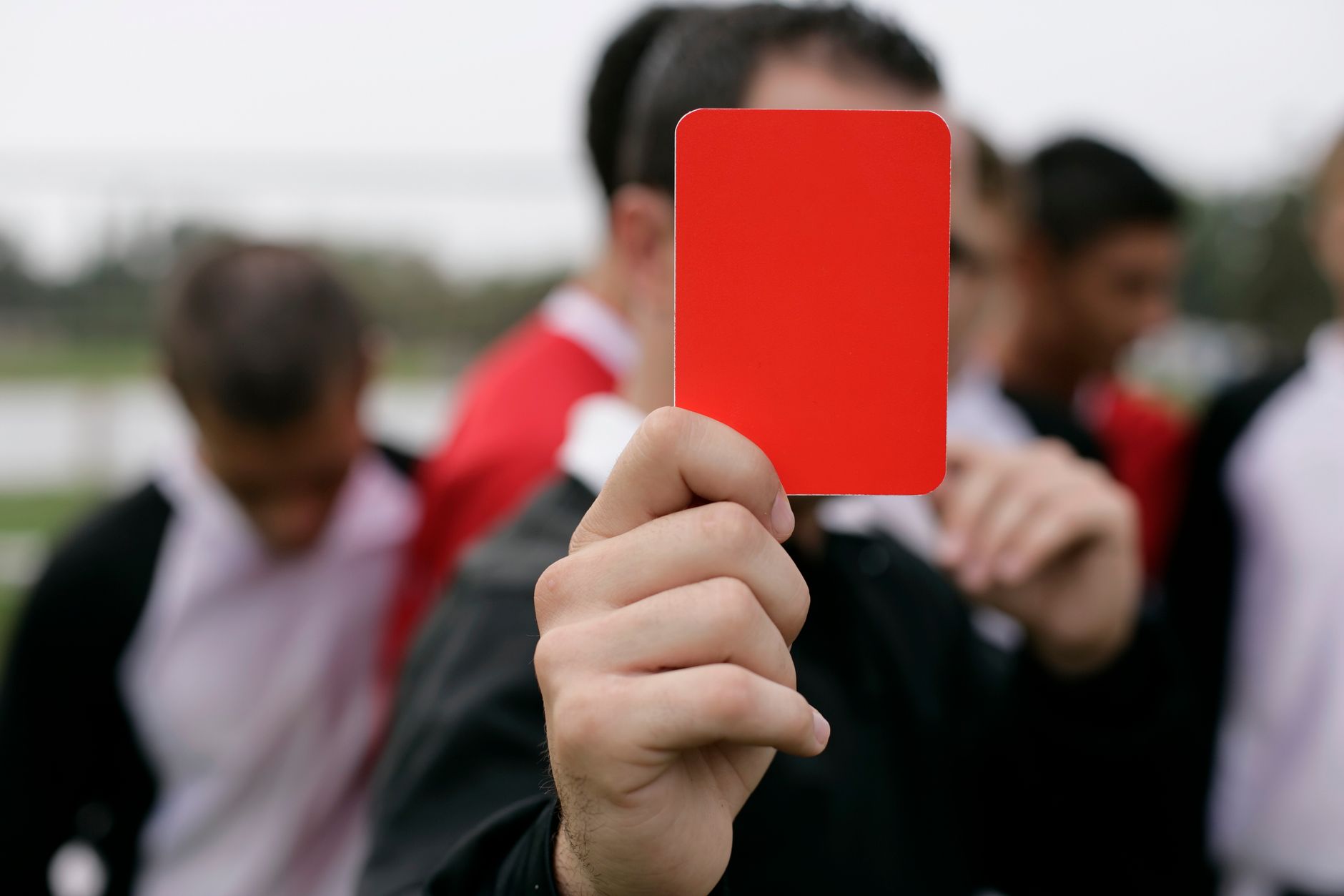 Argentine official Facundo Tello is the referee for the 2026 World Cup quarterfinal match between France and Morocco, leading an all-Argentine officiating crew - soccer referee red card decision