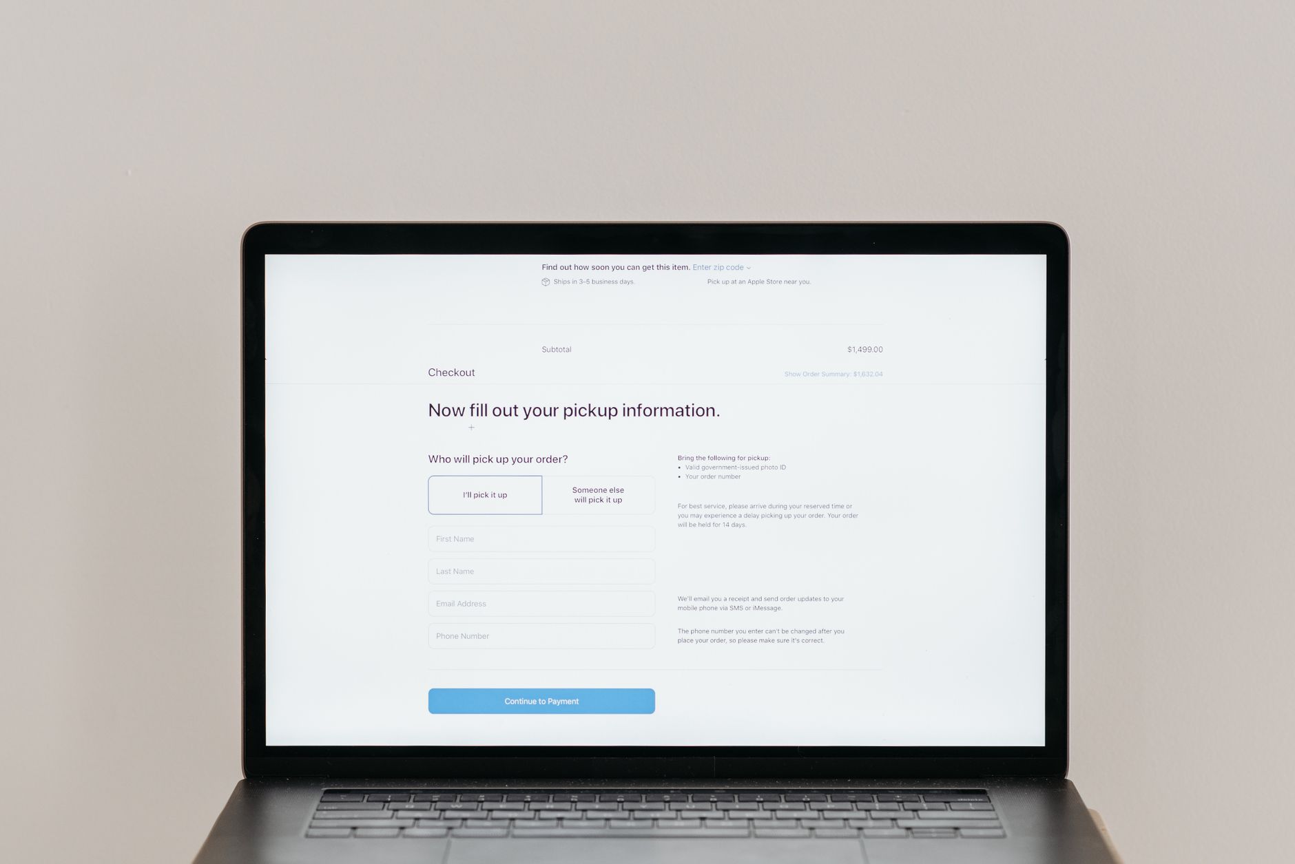 재산세 - online tax payment website on laptop screen