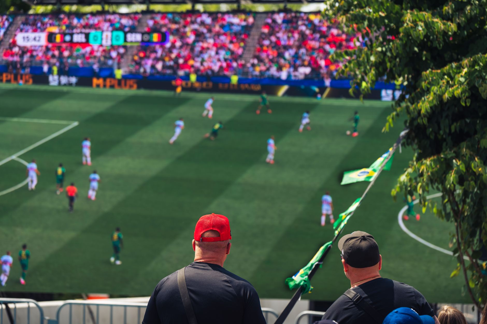 Argentine official Facundo Tello is the referee for the 2026 World Cup quarterfinal match between France and Morocco, leading an all-Argentine officiating crew - world cup stadium crowd
