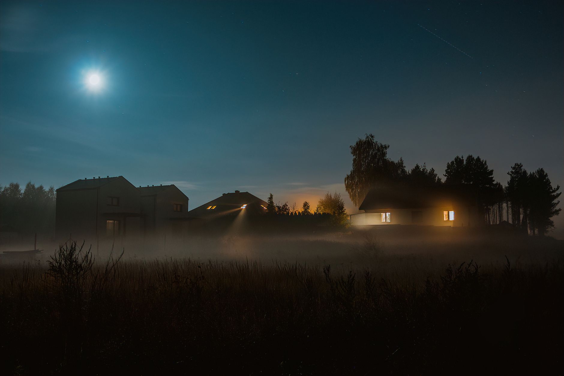 영화 호프 리뷰 - rural village night suspense atmosphere
