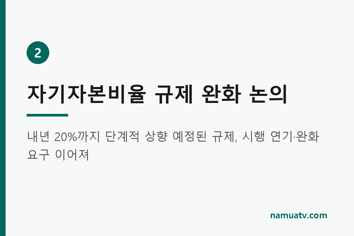 PF확대·규제완화로 '과감한 공급'…투기적 비거주 선별은 신중 - 자기자본비율 규제 완화 논의