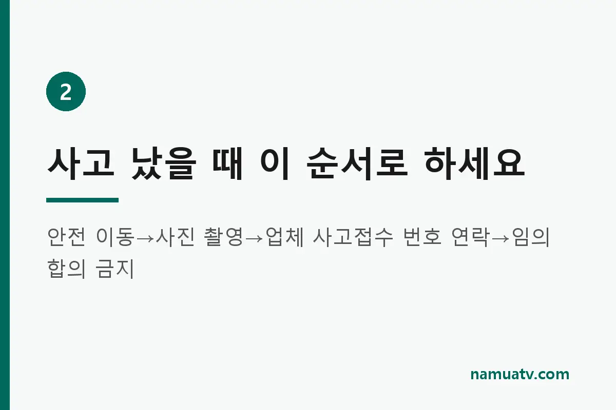 렌터카 고객센터 전화번호 총정리|롯데·SK·제주패스·카모아 - 사고 났을 때 이 순서로 하세요
